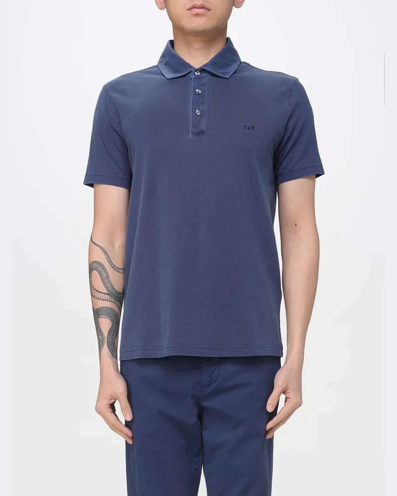 Fay Polo herren Blau