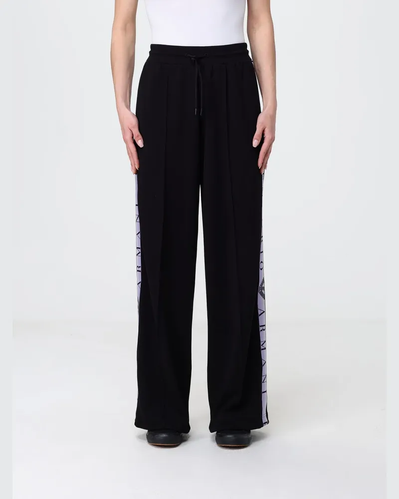 EA7 Jersey-Jogginghose Schwarz