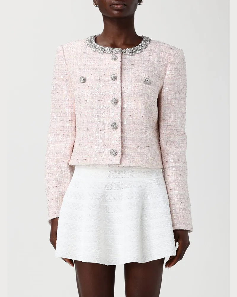 Self-Portrait Jacke damen Pink