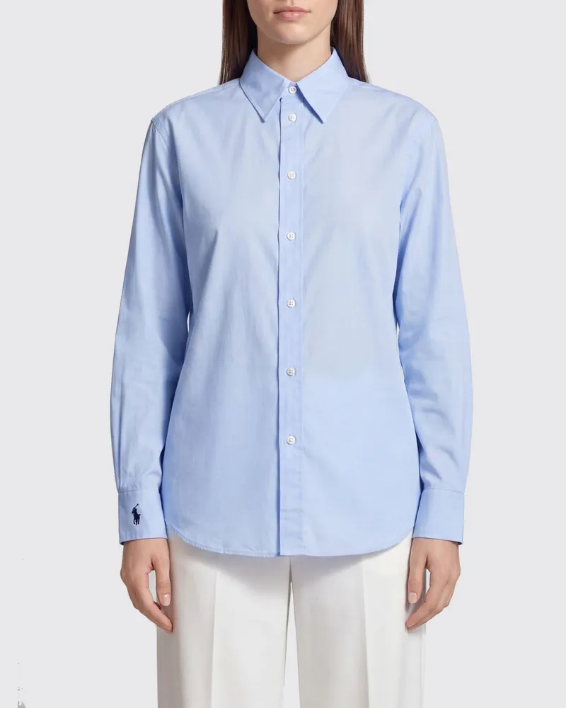 Ralph Lauren Hemdbluse damen Himmelblau