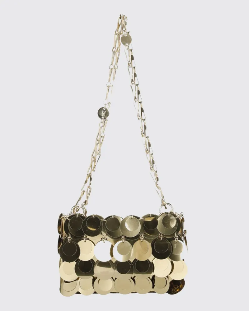 Paco Rabanne Schultertasche damen Gold