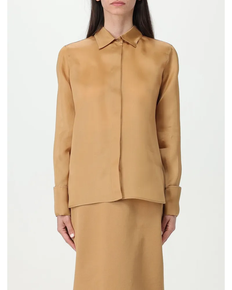Max Mara Hemdbluse damen Leder