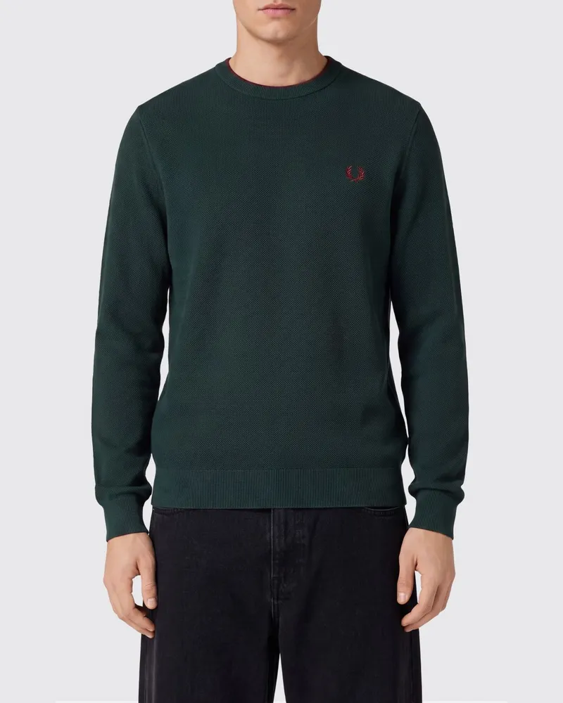 Fred Perry Pullover herren Grün
