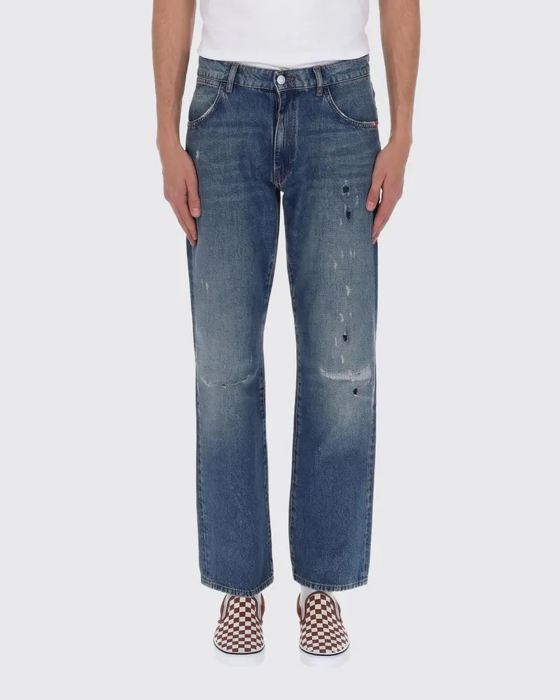 Amish Straight Jeans aus Baumwolldenim Denim