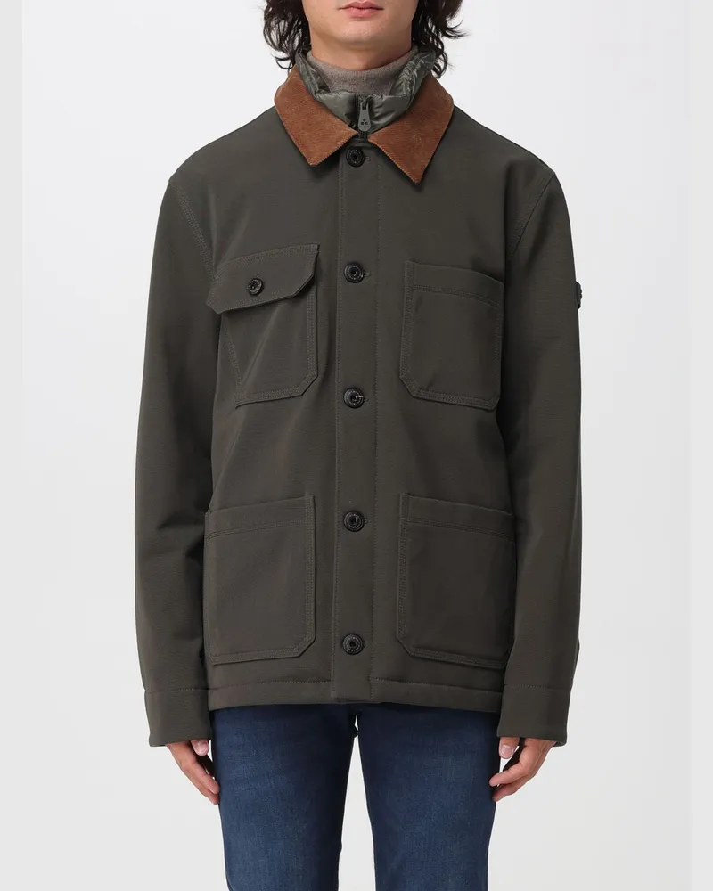 Peuterey Windjacke Bergher aus Baumwoll-Drill mit PrimaLoft®-Wattierung Grün