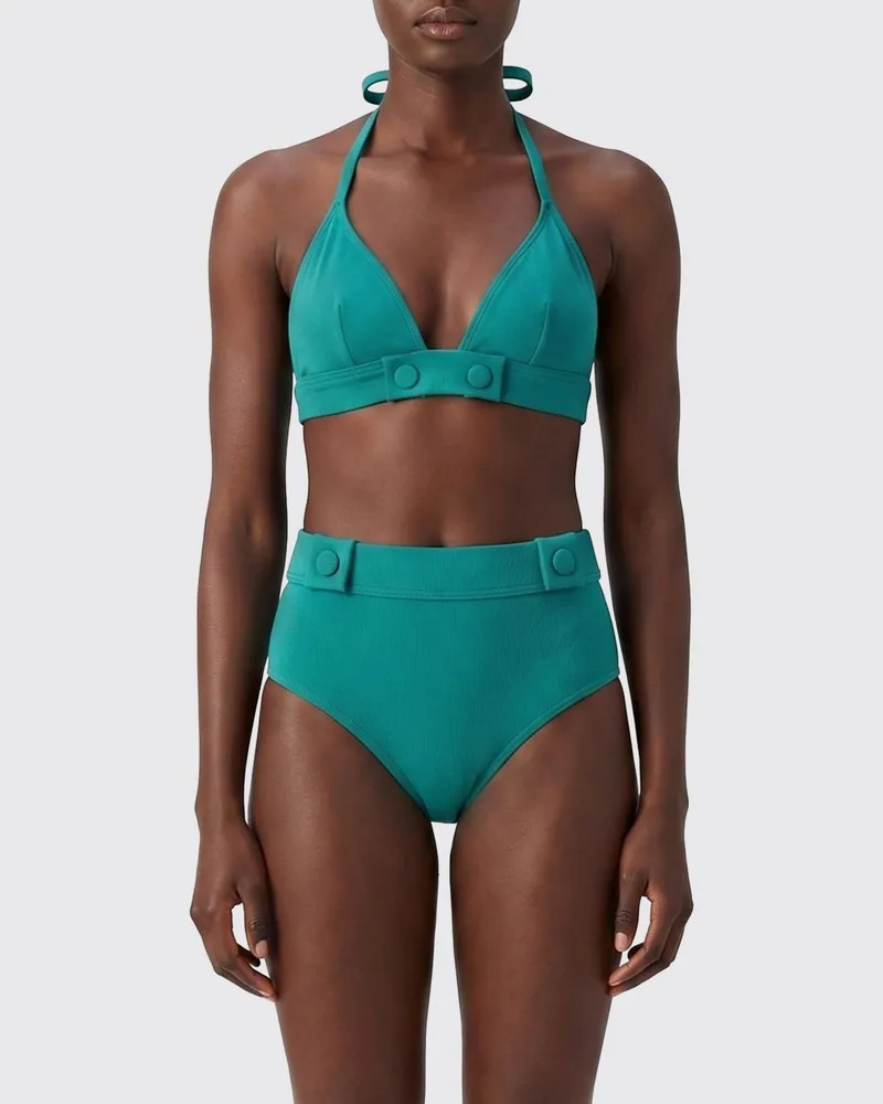 Eres Bikini-Oberteil aus Stretch-Polyamid Grün