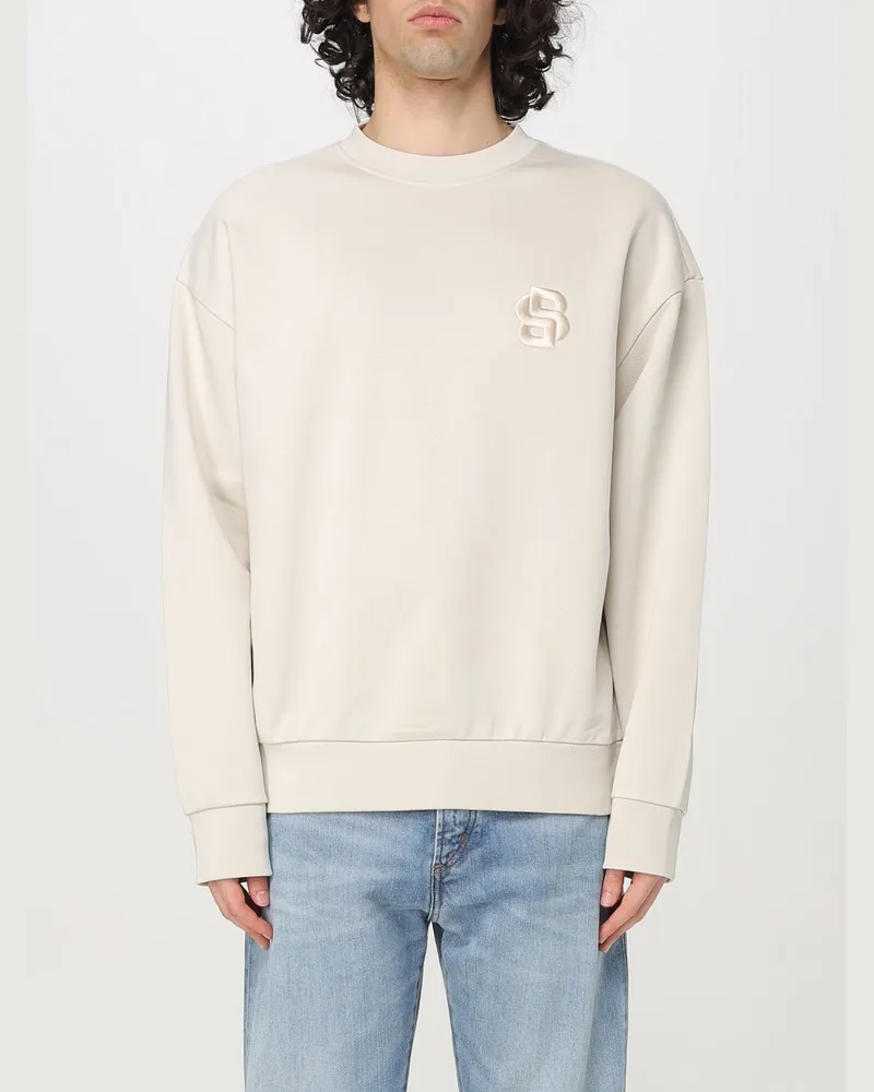 HUGO BOSS Sweatshirt herren Weiß