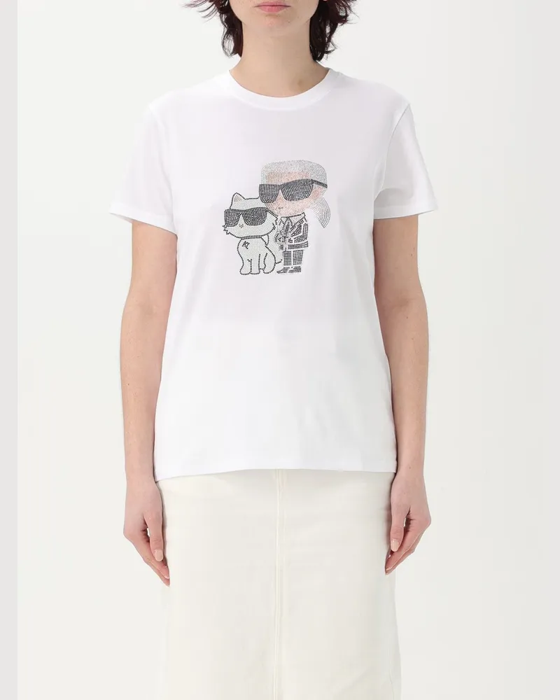 Karl Lagerfeld T-shirt damen Weiß