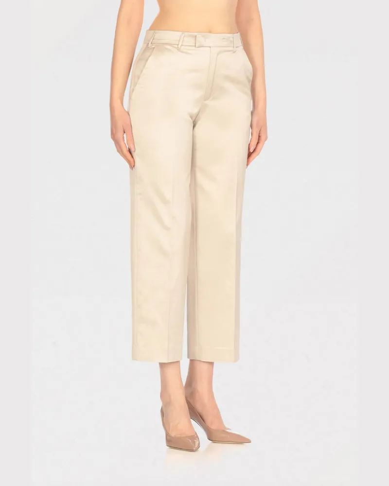 PT TORINO Hose damen Ivory
