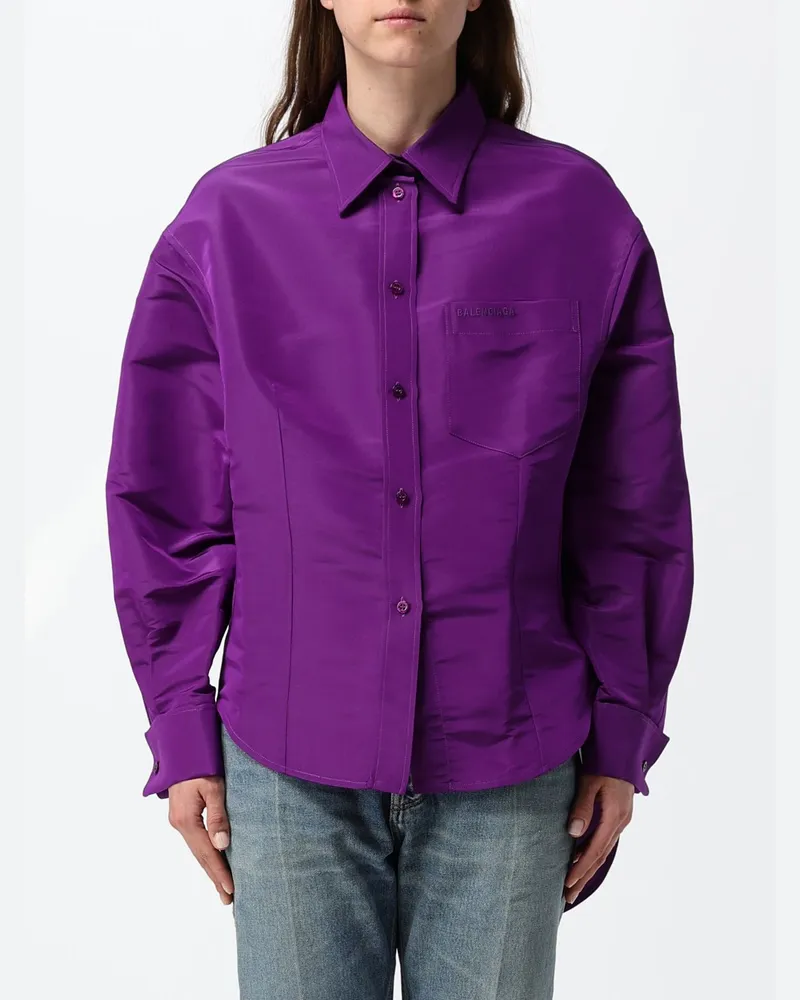 Balenciaga Hemdbluse damen Violett