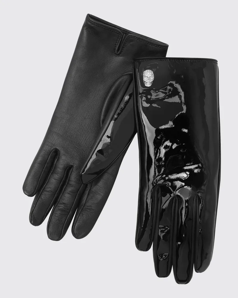 Philipp Plein Handschuhe damen Schwarz