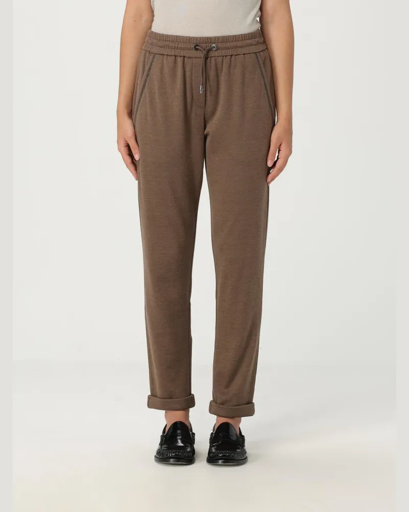 Brunello Cucinelli Hose damen Braun