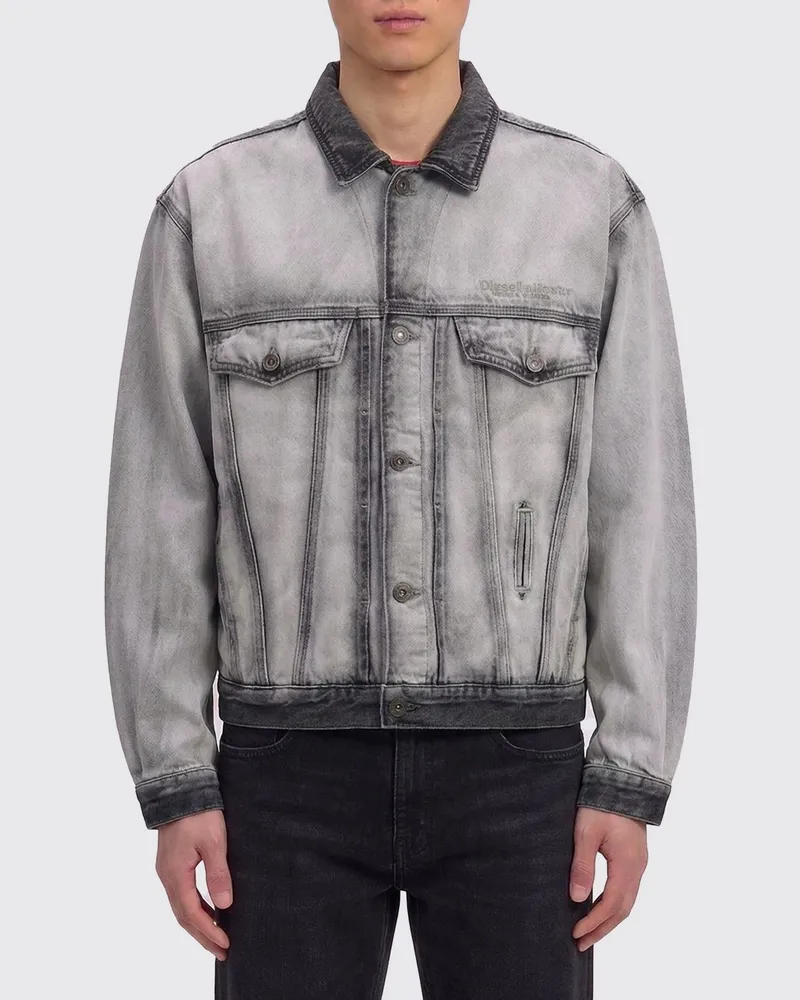 Diesel Mantel herren Schwarz