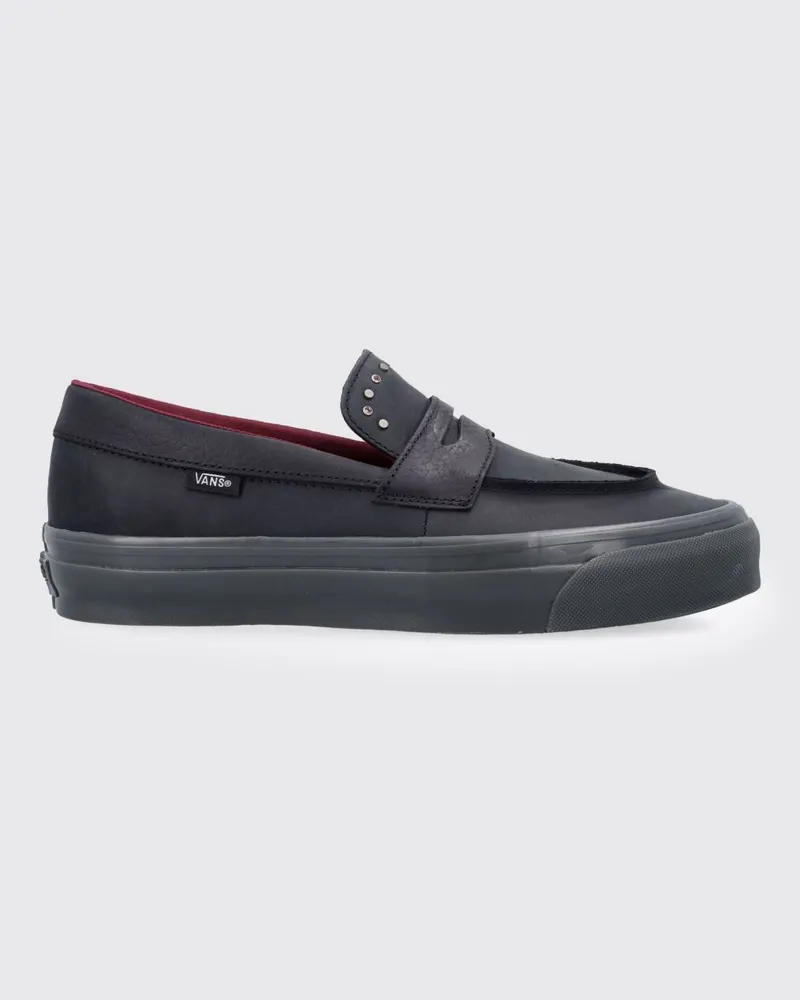 Vans LX Loafer 53 Sneakers aus genietetem Leder Schwarz