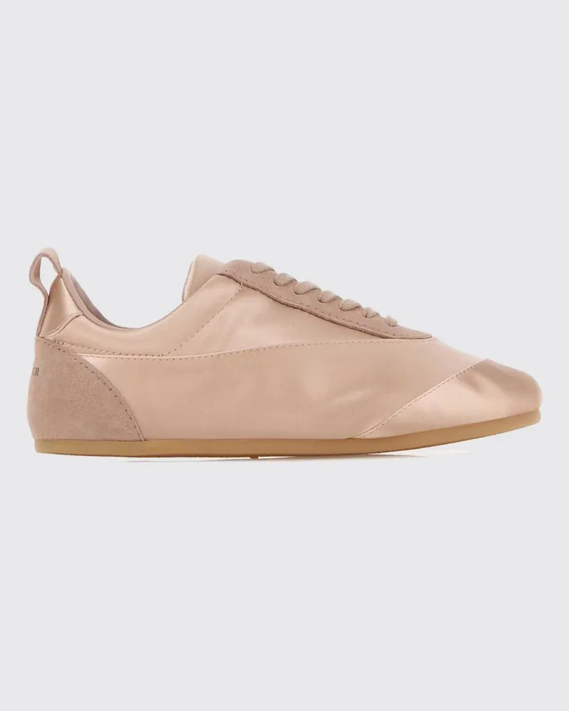 Jil Sander Etage Sneakers aus Satin und Wildleder Pink
