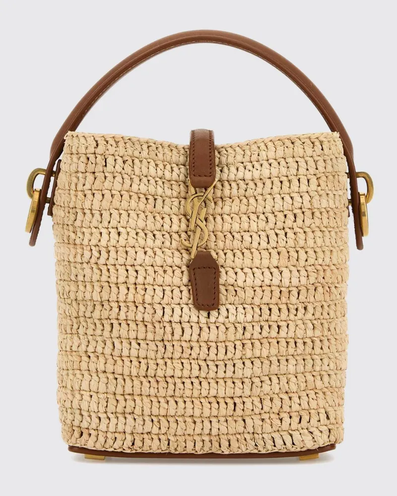 Saint Laurent Schultertasche damen Natural