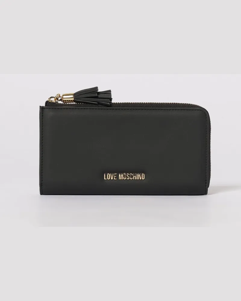 Moschino Geldbörse damen Schwarz
