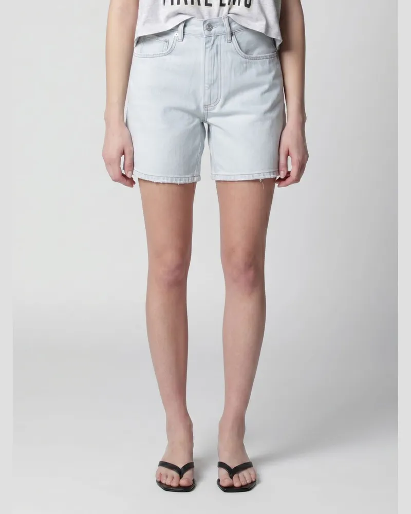 Anine Bing Denim-Shorts Blau