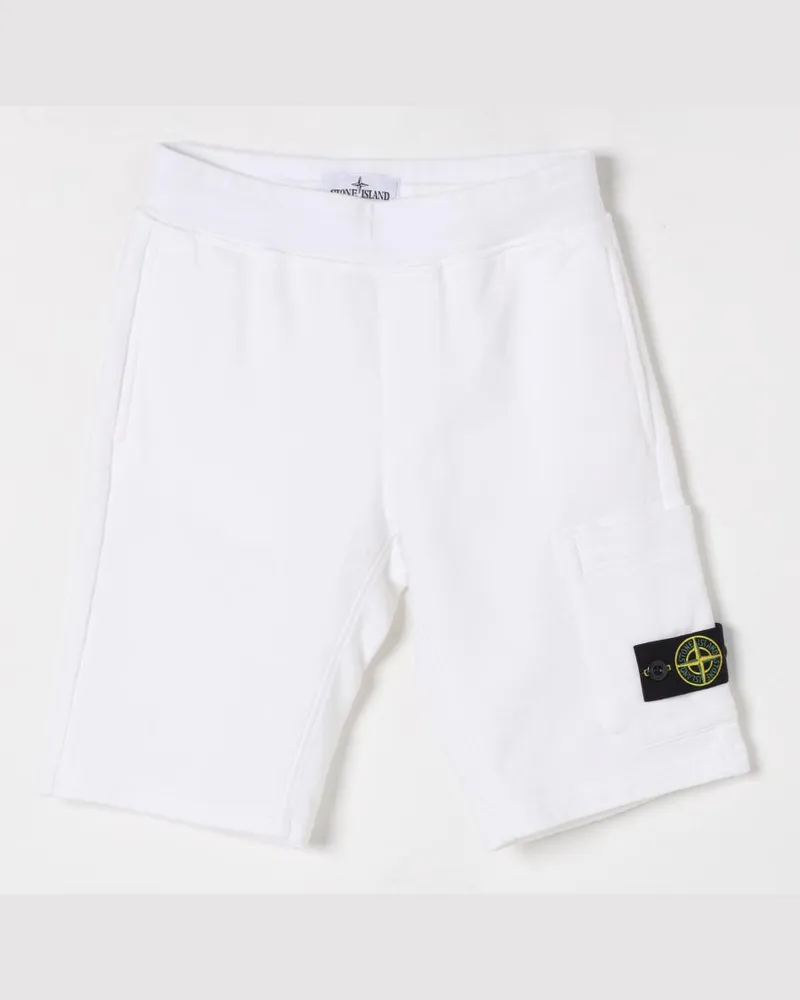 Stone Island Shorts kinder Weiß