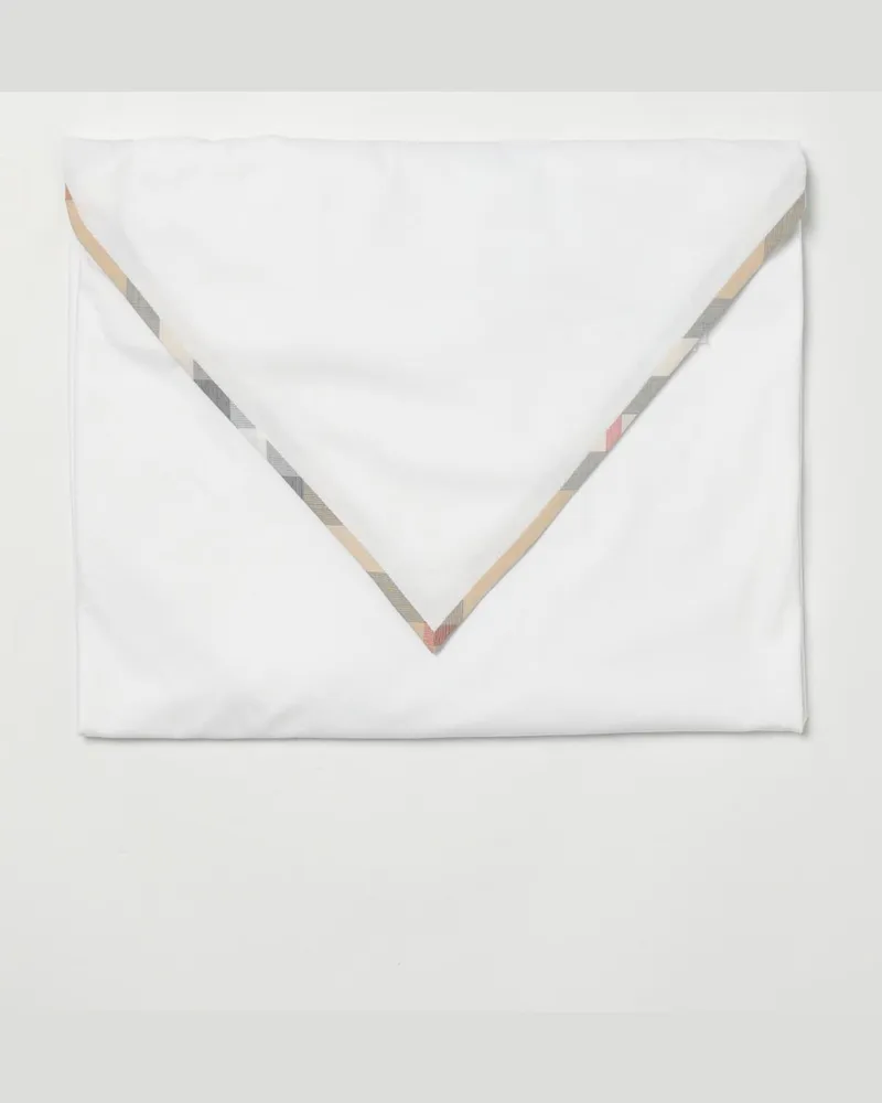 Burberry Bettwäsche und decken lifestyle Weiß