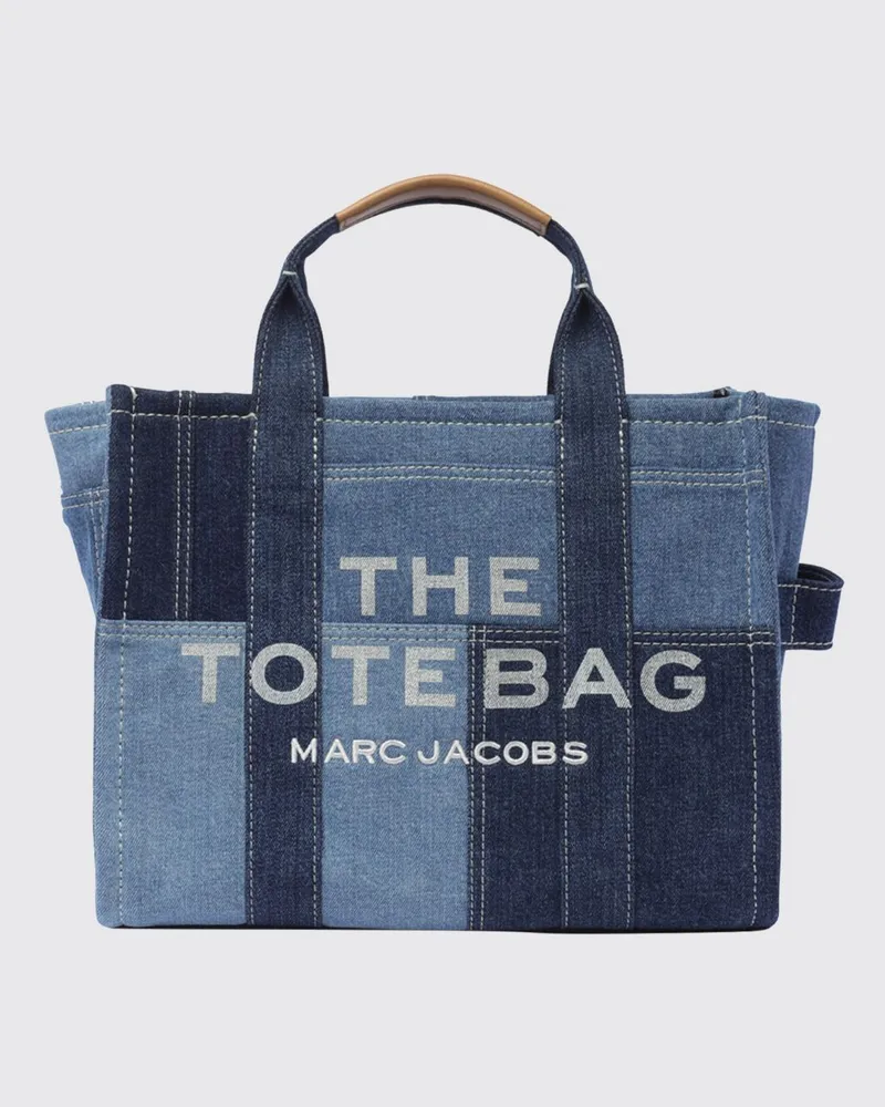 Marc Jacobs The Medium Tote Bag von aus Patchwork-Baumwolldenim Denim