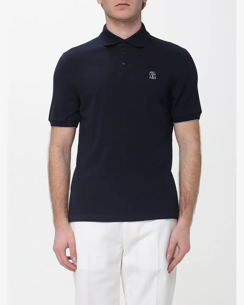 Brunello Cucinelli T-shirt herren Navy