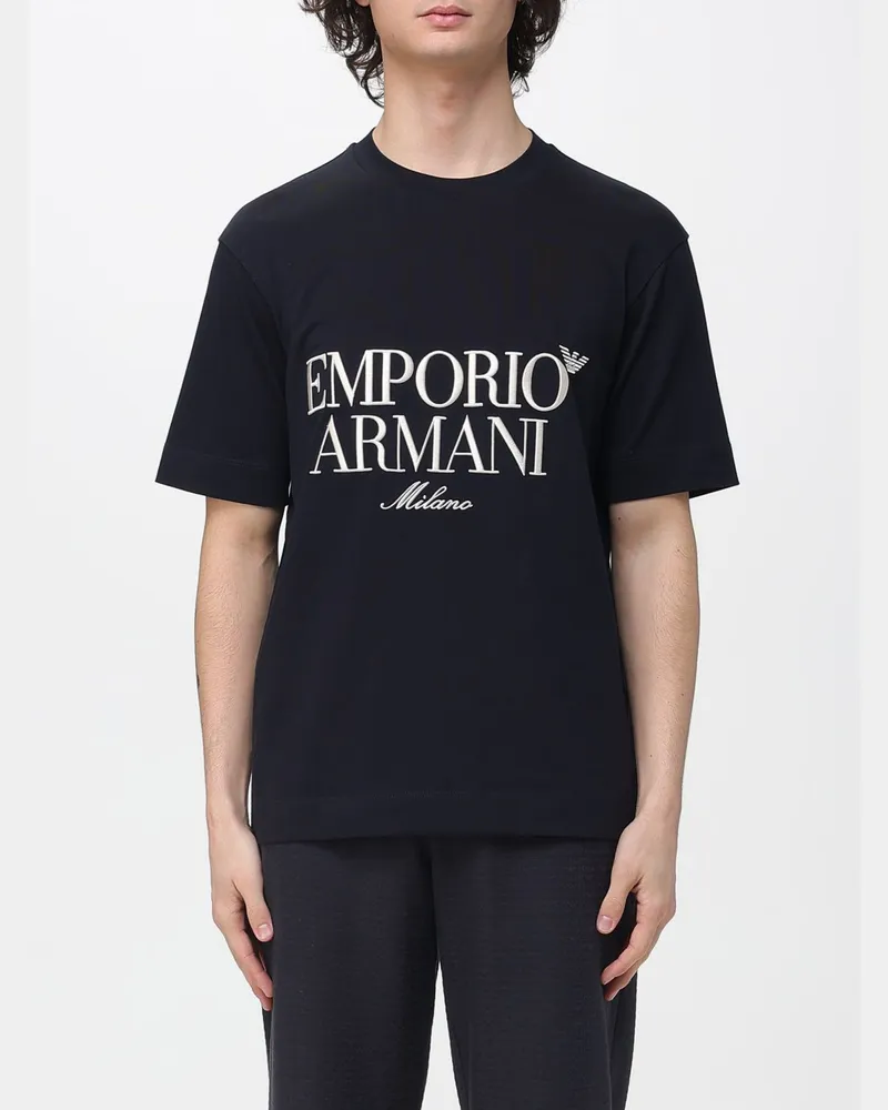 Emporio Armani Polo herren Blau