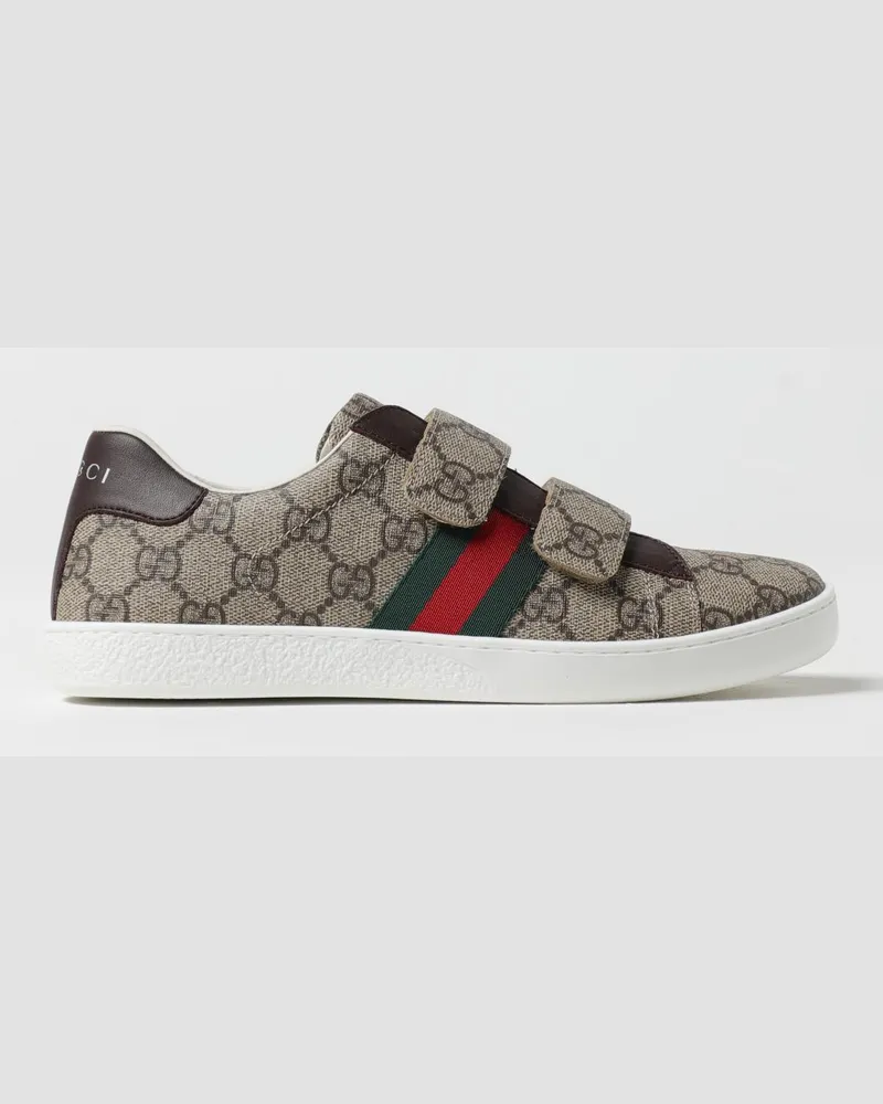 Gucci Sneakers aus GG Supreme Canvas Beige
