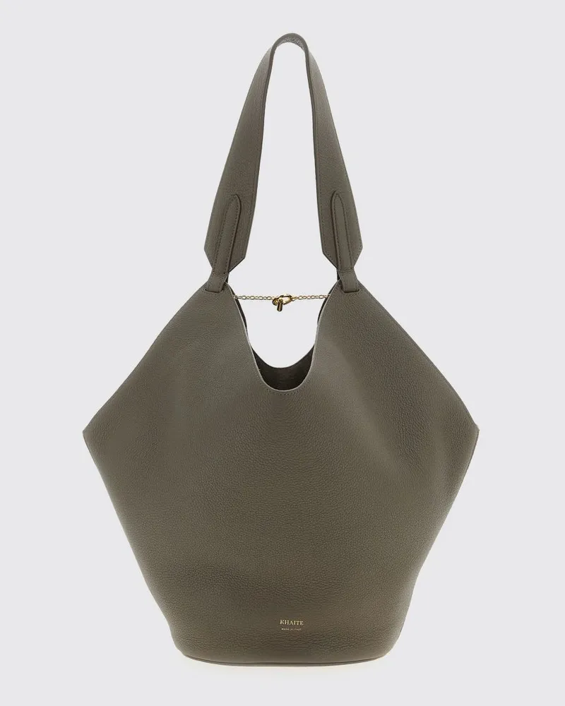 KHAITE Schultertasche damen Grau