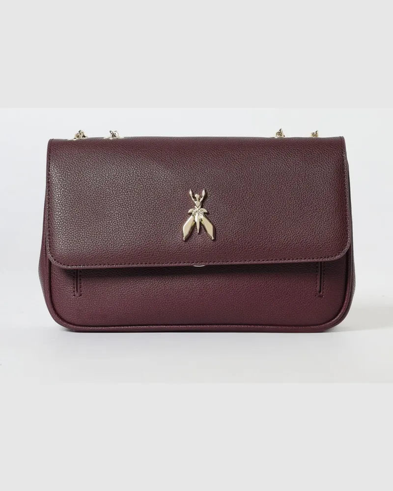 Patrizia Pepe Schultertasche damen Burgunderrot