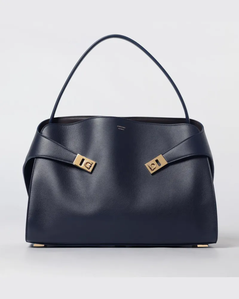 Ferragamo Schultertasche damen Navy