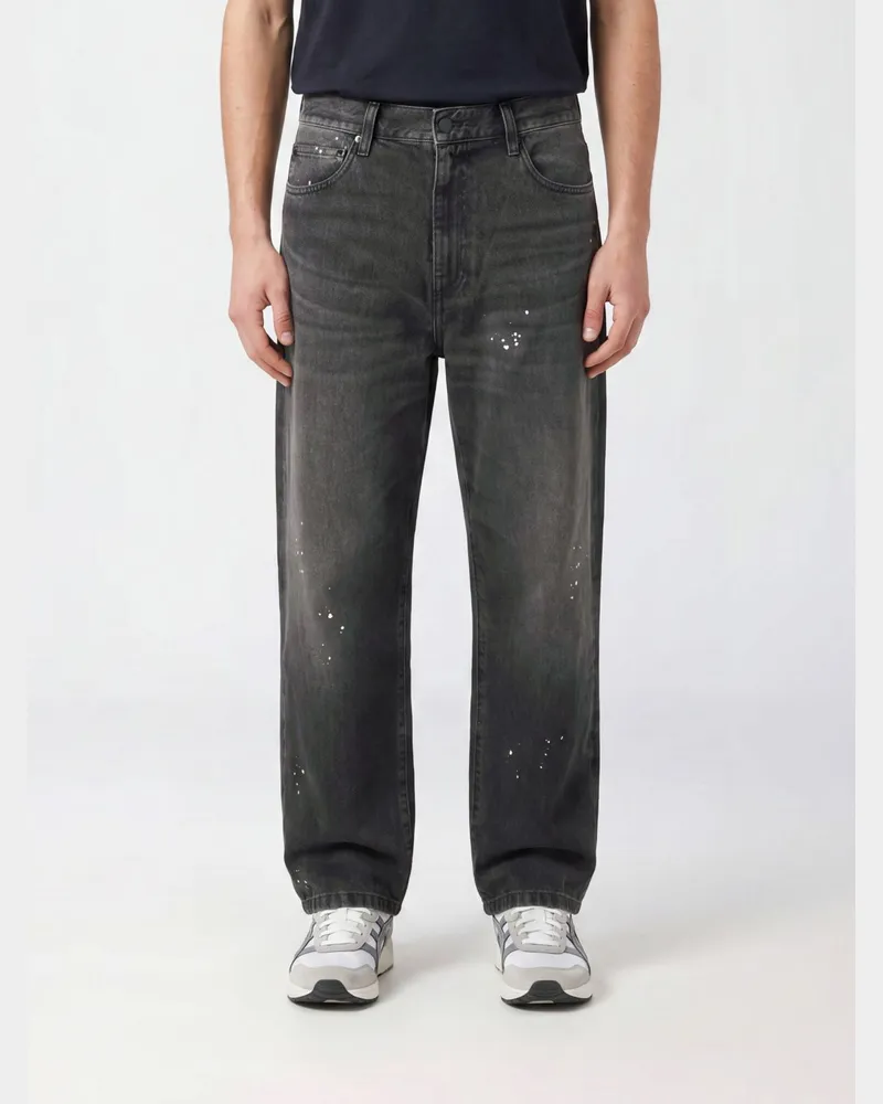 Carhartt WIP Straight-Leg-Jeans Landon aus Baumwolldenim Schwarz