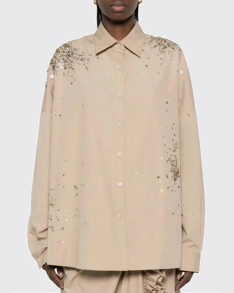 Dries van Noten Hemdbluse damen Beige