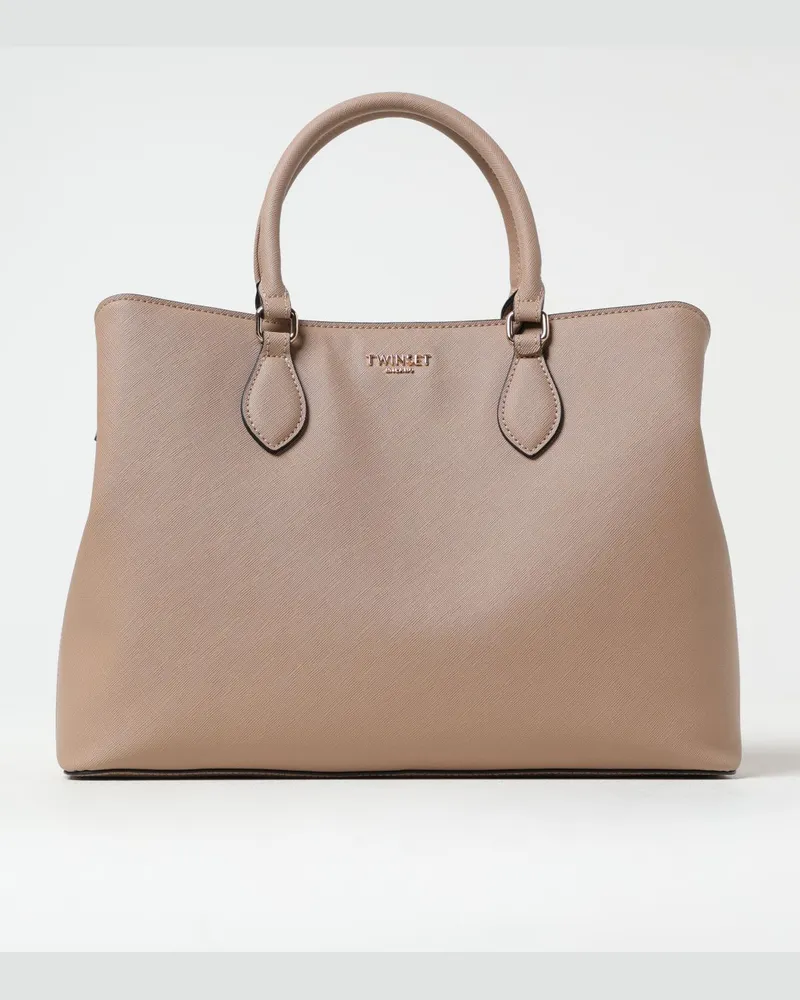 Twin-Set Schultertasche damen Camel