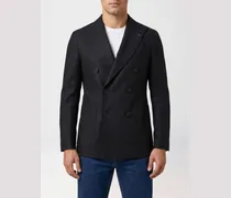 Zweireiher-Blazer aus Schurwollmischung