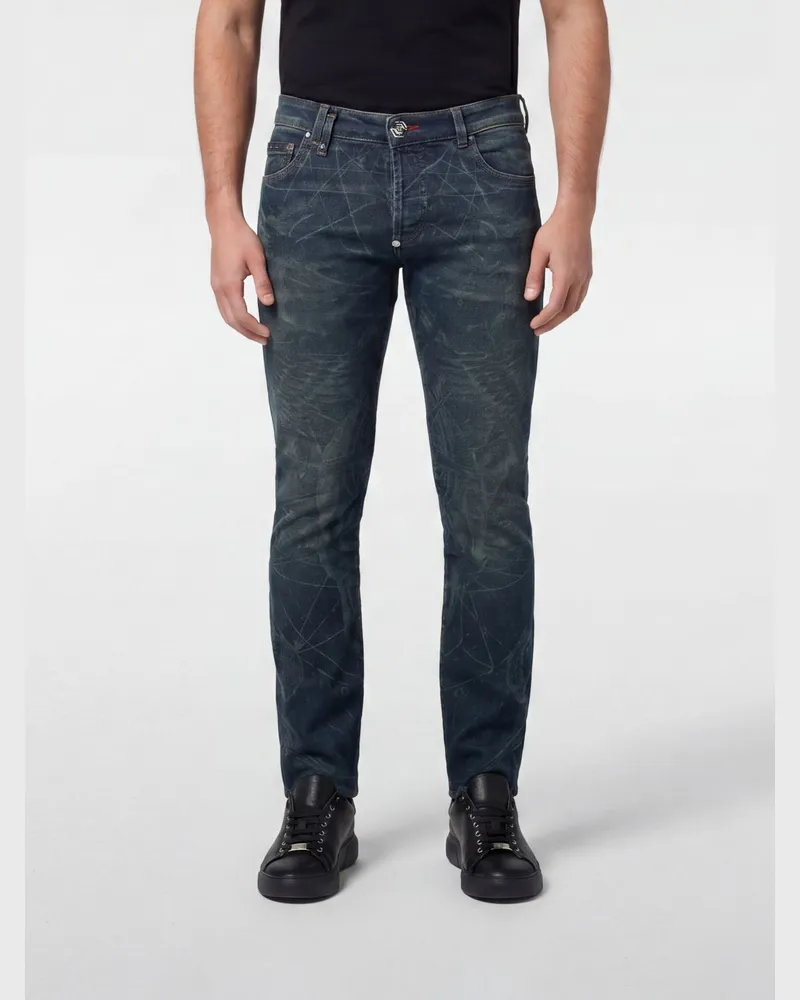 Philipp Plein Jeans herren Blau