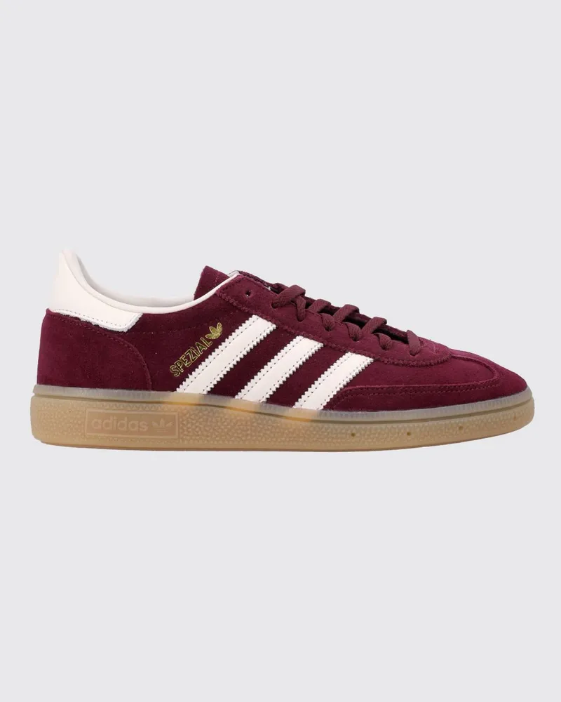 adidas Handball Spezial Wildleder-Sneakers mit 3-Stripes Burgunderrot