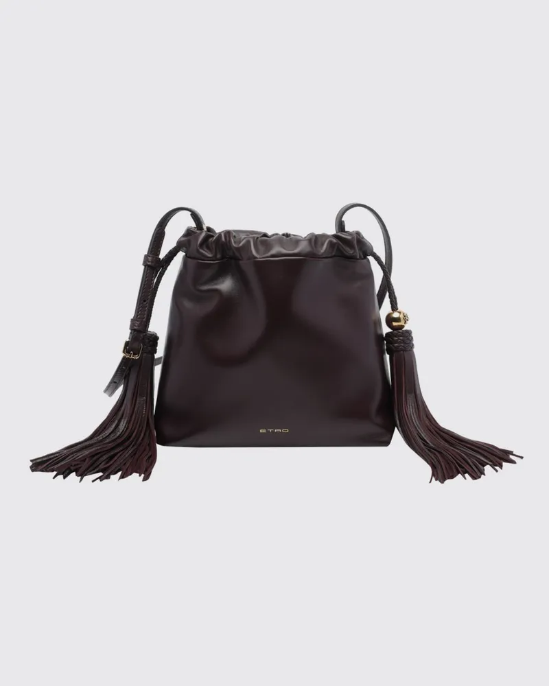 Etro Clutch damen Burgunderrot