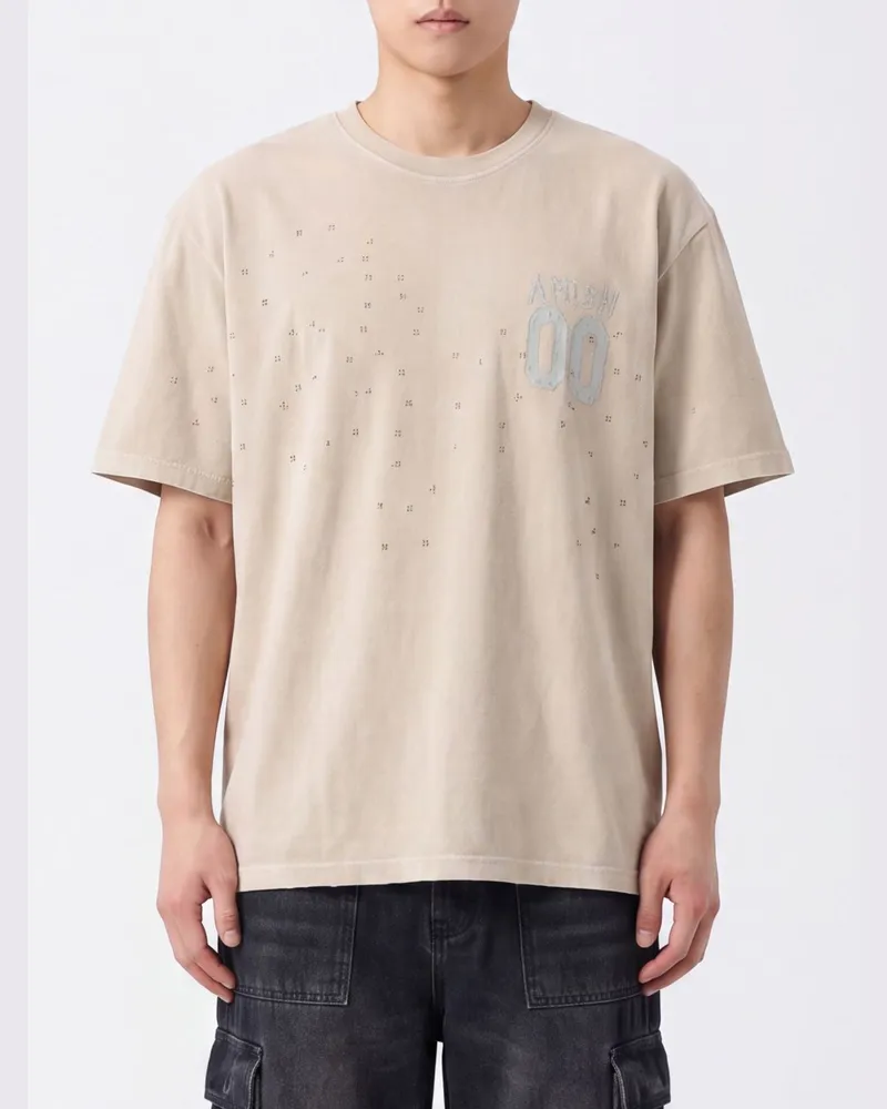 Amish T-shirt herren Beige