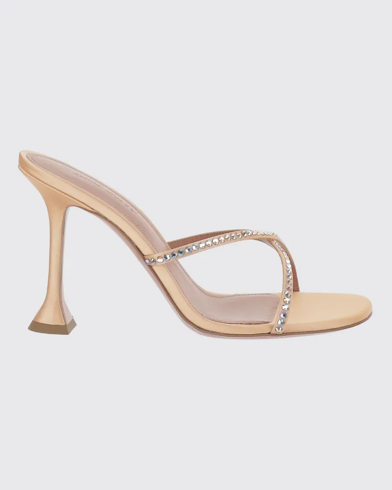 Amina Muaddi Absatzschuhe damen Peach