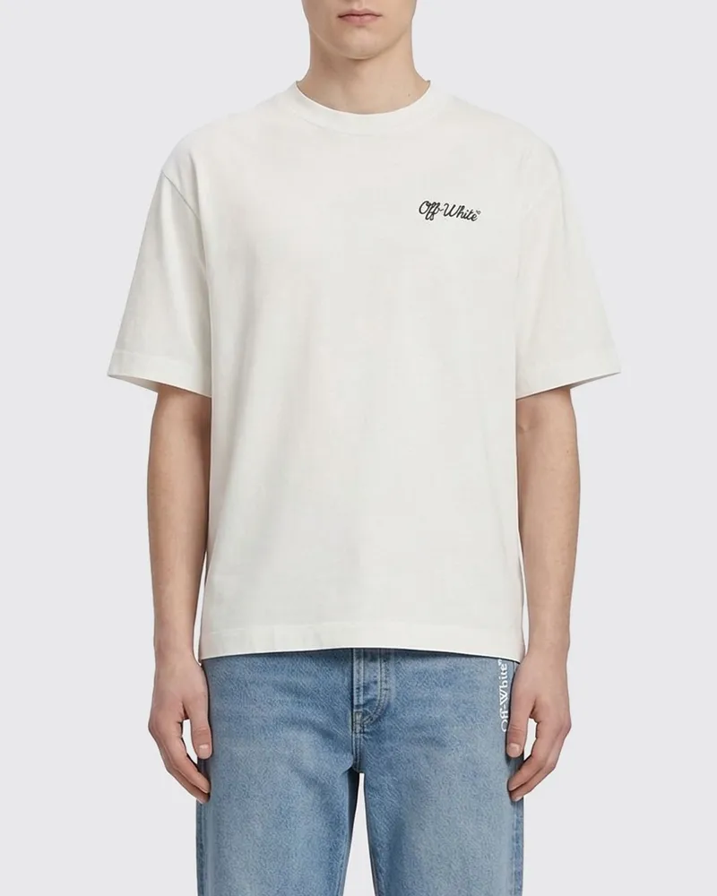 OFF-WHITE T-shirt herren Weiß