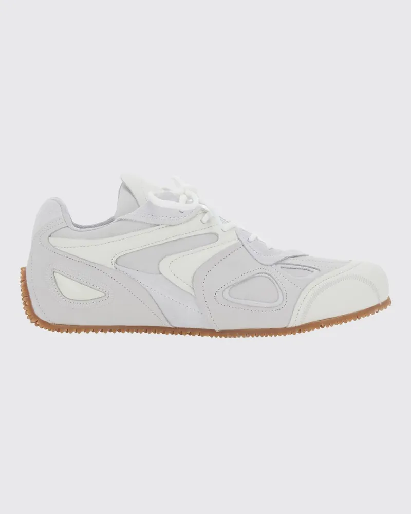 Axel Arigato Zweifarbige Slow Runner Sneakers aus Leder und Veloursleder Weiß