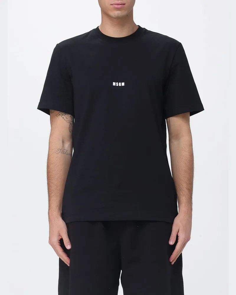 MSGM T-shirt herren Schwarz