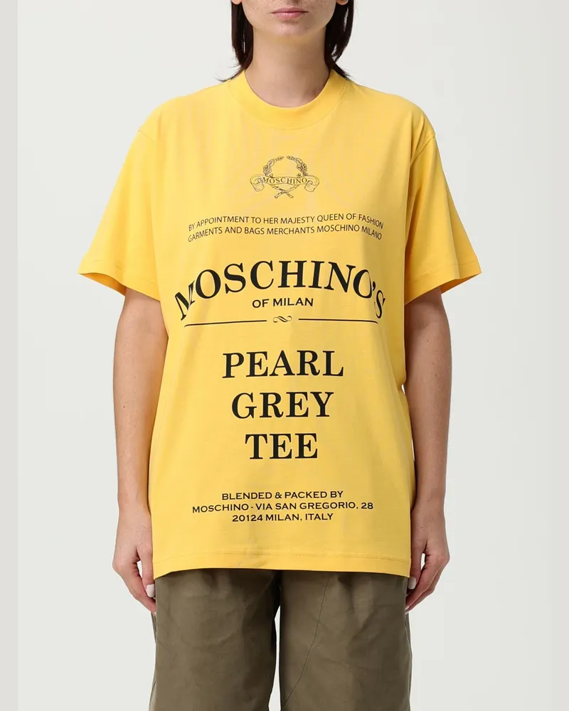 Moschino T-shirt damen Gelb
