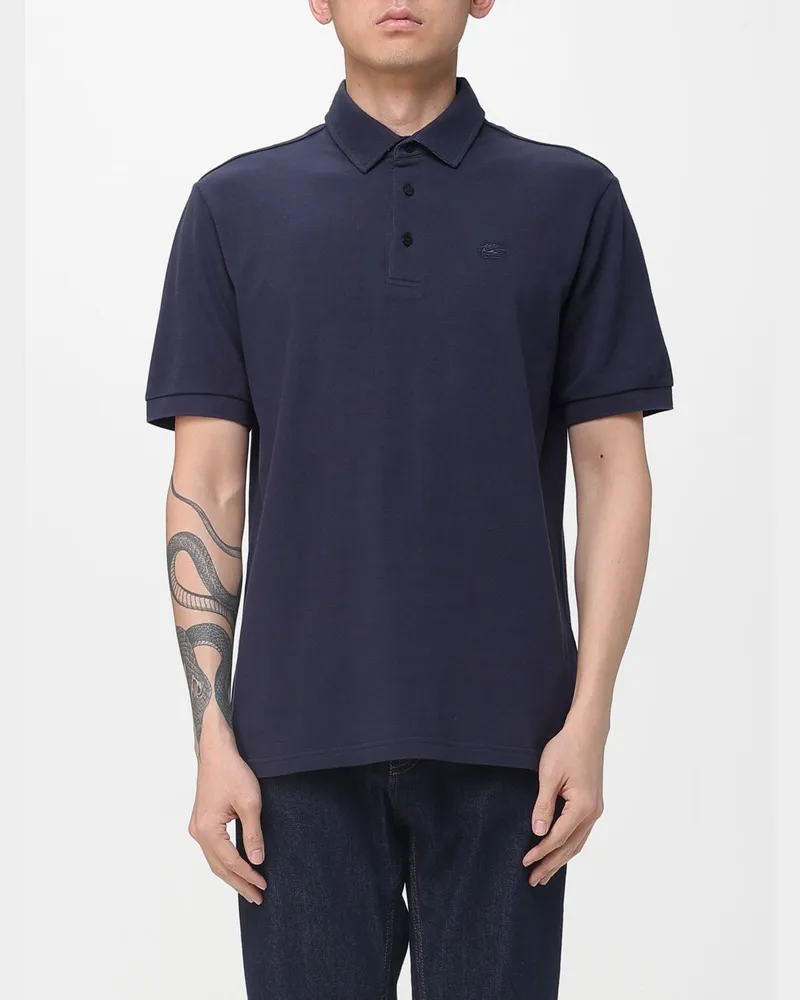 Etro Polo herren Blau