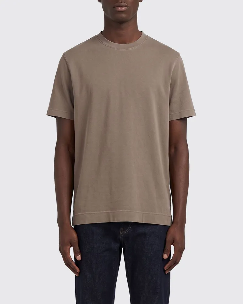 CIRCOLO 1901 Basic Baumwoll-T-Shirt Grün