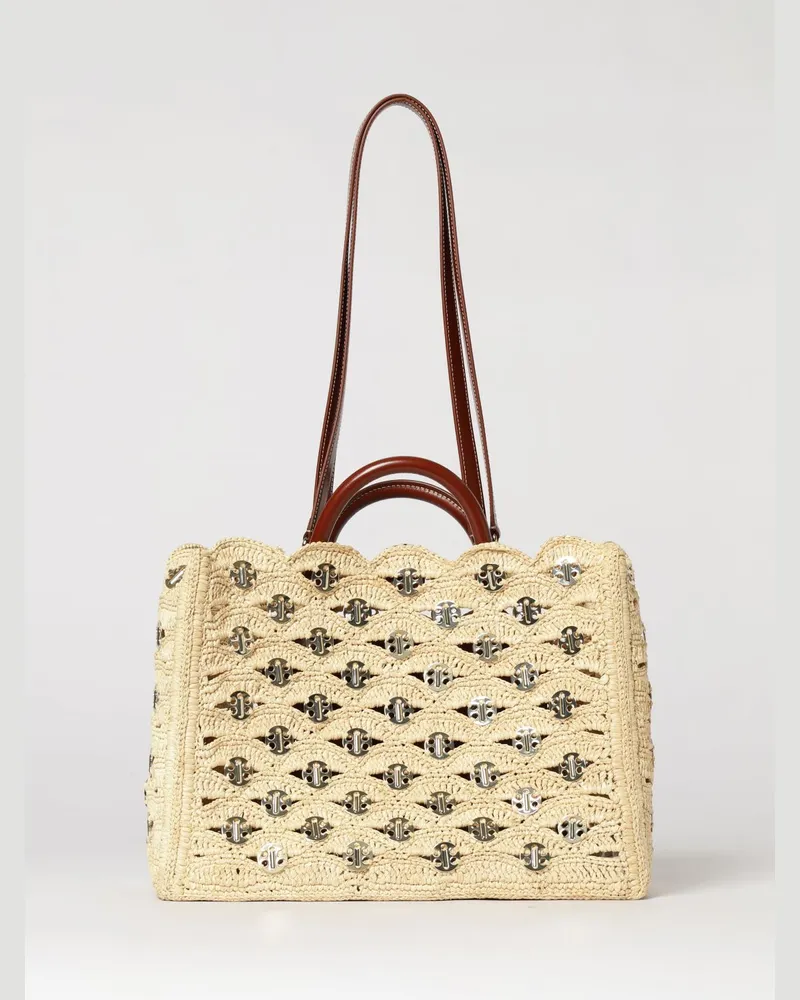 Paco Rabanne Schultertasche damen Natural