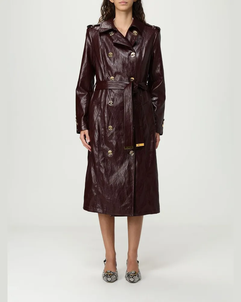 Elisabetta Franchi Jacke damen Weinrot