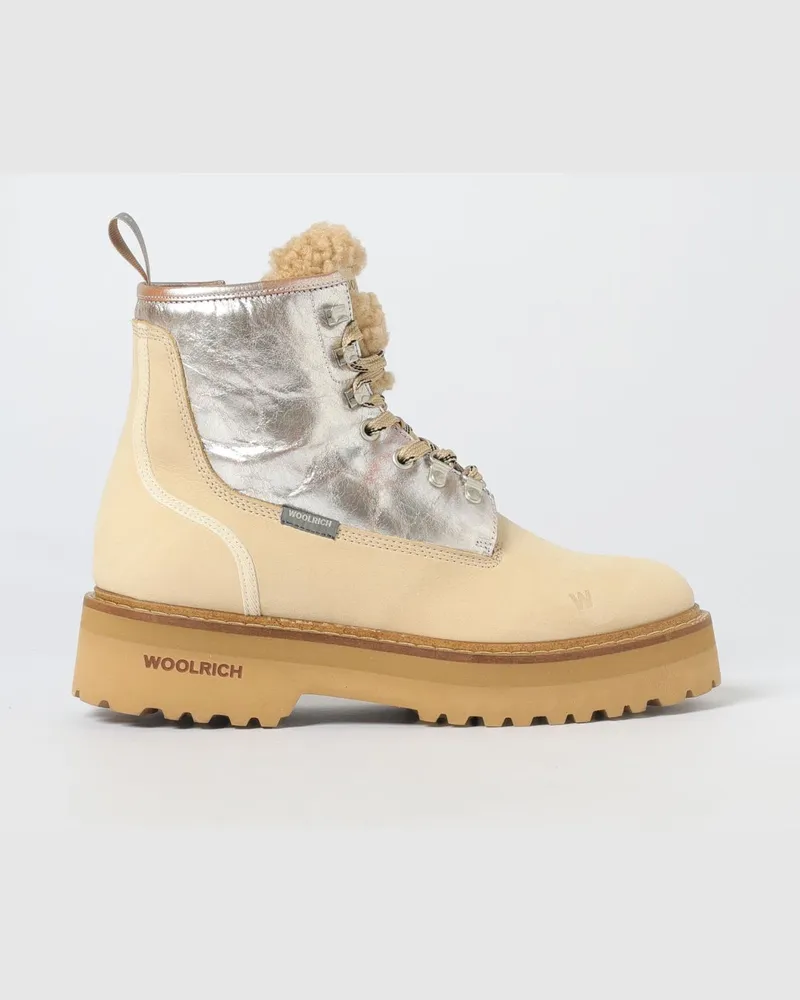 Woolrich Flache stiefeletten damen Cream