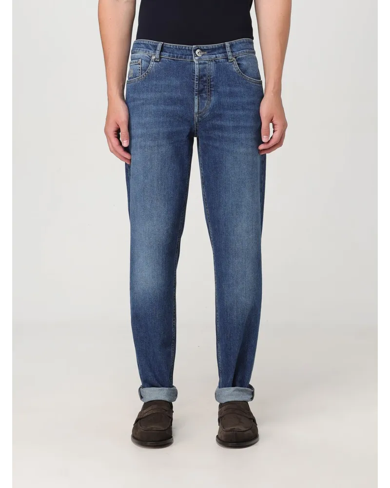 Brunello Cucinelli Jeans herren Blau